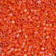DBM0161 Orange Opaque AB, Size 10/0  Miyuki Delica Beads, Colour code -161 - 50g Bag