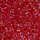 DB0162 Red Opaque AB, Size 11/0 Miyuki Delica Beads, 50gm bag