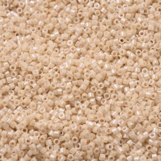 DB0205 Beige Glazed Luster, Size 11/0 Miyuki Delica Beads, 50gm bag