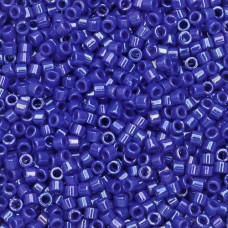 DBM0216 Cobalt Blue Opaque AB, Size 10/0  Miyuki Delica Beads, Colour code -216 - 50g Bag