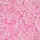 DB0244 Light Cryst. Pink Ceylon Lined-Dyed, Size 11/0 Miyuki Delica Beads, 50gm bag