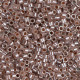 DB0256 Crystal Taupe Ceylon Lined-Dyed, Size 11/0 Miyuki Delica Beads, 50gm bag
