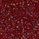 DB0295 Red Lined-Dyed, Size 11/0 Miyuki Delica Beads, 50gm bag