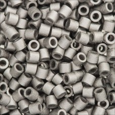 DB0321B Silver Matte Metallic, Size 11/0 Miyuki Delica Beads, 50gm bag
