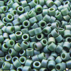 DB0373 Green Metallic Matte Luster, Size 11/0 Miyuki Delica Beads, 50gm bag