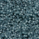 DB0387-1 Matte Transparent Montana, Size 11/0 Miyuki Delica Beads, 50g approx. DB0387-1 Matte Transparent Montana, Size 11/0 Miyuki Delica Beads, 50g approx.