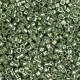 DB0413 Green Moss Opaque Galvanized-Dyed, Size 11/0 Miyuki Delica Beads, 50gm bag