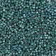 DB0415 Turquoise Green Opaque Galvanized Dyed, Size 11/0 Miyuki Delica Beads, 50g approx. 
