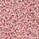 DB0418 Galvanised Light Rose Dyed, Size 11/0 Miyuki Delica Beads, 50g approx. DB0418 Galvanised Light Rose Dyed, Size 11/0 Miyuki Delica Beads, 50g approx.