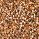 DB0433 Champagne Opaque Galvanized-Dyed, Size 11/0 Miyuki Delica Beads, 50gm bag