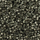 DB0452B Dark Grey Opaque Nickel Plated Dyed, Size 11/0 Miyuki Delica Beads, 50gm bag DB0452B Dark Grey Opaque Nickel Plated Dyed, Size 11/0 Miyuki Delica Beads, 50gm bag