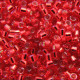 DB0602 Red Silver Lined-Dyed, Size 11/0 Miyuki Delica Beads, 50gm bag DB0602 Red Silver Lined-Dyed, Size 11/0 Miyuki Delica Beads, 50gm bag