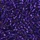 DBM0610 Dark Violet Silver Lined-Dyed, Size 10/0  Miyuki Delica Beads, Colour 610 - 50g Bag