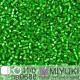 DB0688B Medium Green Semi-Matte Dyed, Size 11/0 Miyuki Delica Beads, 50gm bag DB0688B Medium Green Semi-Matte Dyed, Size 11/0 Miyuki Delica Beads, 50gm bag
