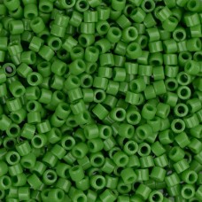 DB0724 Green Pea Opaque, Size 11/0 Miyuki Delica Beads, 50gm bag