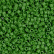 DB0724 Green Pea Opaque, Size 11/0 Miyuki Delica Beads, 50gm bag