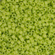 DB0733B Chartreuse Opaque, Size 11/0 Miyuki Delica Beads, 50gm bag
