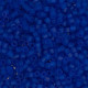 DB0748  Transparent Matte  Cobalt Blue , Size 11/0 Miyuki Delica Beads, 50gm bag
