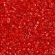 DB0774 Transparent Red Semi-frosted, Size 11/0 Miyuki Delica Beads, 50 Grams DB0774 Transparent Red Semi-frosted, Size 11/0 Miyuki Delica Beads, 50 Grams