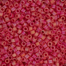 DB0874B Red Opaque AB Matte, Size 11/0 Miyuki Delica Beads, 50gm bag