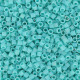 DB0878 Turquoise Green Opaque AB Matte, Size 11/0 Miyuki Delica Beads, 50g approx.