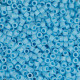 DB0879B Turquoise Blue AB Matte, Size 11/0 Miyuki Delica Beads, 50gm bag