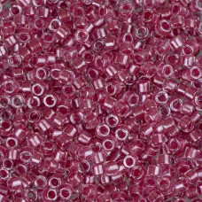 DBL0902 Pink Sparkle Crystal, Approx 5.2gr, Size 8/0 Miyuki Delica Beads, Colour...