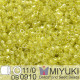DB0910B Yellow Green Sparkle Crystal Lined, Size 11/0 Miyuki Delica Beads, 50gm bag DB0910B Yellow Green Sparkle Crystal Lined, Size 11/0 Miyuki Delica Beads, 50gm bag