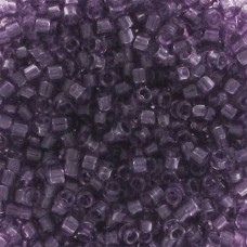 DB1105 Light Amethyst Transparent, Size 11/0 Miyuki Delica Beads, 50g approx.