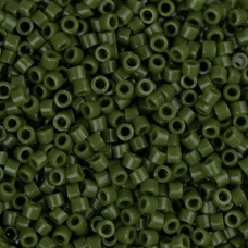 DB1135 Green Avocado Opaque, Size 11/0 Miyuki Delica Beads, 50gm bag