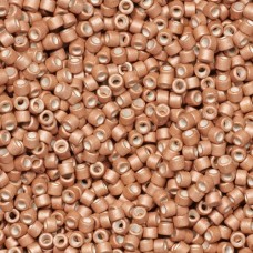 DB1152 Galvanized Semi Matt Champagne, Size 11/0 Miyuki Delica Beads, 50 Grams