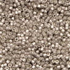 DB1159 Galvanized Semi-Frosted Pewter, Size 11/0 Miyuki Delica Beads, 50 Grams