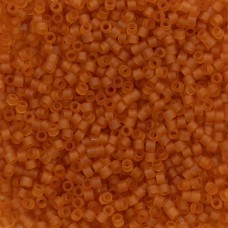 DB1261 Marigold Transparent Matte, Size 11/0 Miyuki Delica Beads, 50g approx.