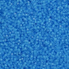 DB1284 Blue Ocean Transparent AB Matte, Size 11/0 Miyuki Delica Beads, 50g appro...