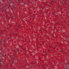DB1308 Pink Bubble Gum Transparent Dyed, Size 11/0 Miyuki Delica Beads, 50g appr...