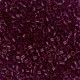 DB1312 Red Wine Transparent Dyed, Size 11/0 Miyuki Delica Beads, 50gm bag