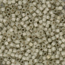DB1453 Pale Green Lime Opal Silver Lined, Size 11/0 Miyuki Delica Beads, 50g app...