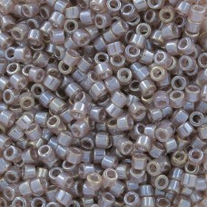 DB1486 Taupe Transparent Luster, Size 11/0 Miyuki Delica Beads, 50g approx.