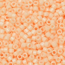 DB1492 Light Peach Opaque, Size 11/0 Miyuki Delica Beads, 50gm bag