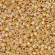 DB1571 Ivory Pear Opaque AB, Size 11/0 Miyuki Delica Beads, 50g approx.