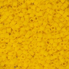 DB1592 Yellow Canary Opaque AB Matte, Size 11/0 Miyuki Delica Beads, 50g approx....