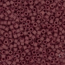 DB1584 Brown Opaque Frosted Matte, Size 11/0 Miyuki Delica Beads, 50 Grams