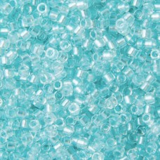 DB1672 Pearl Lined Glacier Blue AB, Size 11/0 Miyuki Delica Beads, 50 Grams