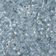 DB1677 Pearl Lined Transparent Pearl Grey AB, Size 11/0 Miyuki Delica Beads, 50 Grams