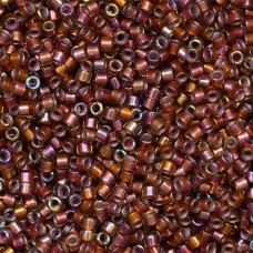 DB1692 Silver Lined Glazed Dark Honey AB, Size 11/0 Miyuki Delica Beads, 50 Gram...