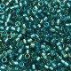 DB1769 Sparkling Aqua Green Lined Teal AB, Size 11/0 Miyuki Delica Beads, 50g Wholesale Pack DB1769 Sparkling Aqua Green Lined Teal AB, Size 11/0 Miyuki Delica Beads, 50g Wholesale Pack