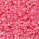 DB1875B Light Carnation AB Silk Inside Dyed, Size 11/0 Miyuki Delica Beads, 50gm bag 