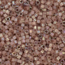 DB1879B Beige AB Silk Inside Dyed, Size 11/0 Miyuki Delica Beads, 50gm bag 