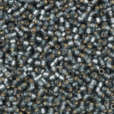 DB2166 Light Blue Steel Silver Lined Dyed Duracoat Miyuki 11/0 Delica Beads, 50g...