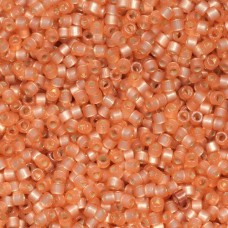 DB2172B Semi-Frosted Silver Lined Dyed Copper 11/0 Duracoat Miyuki Delica Beads,...